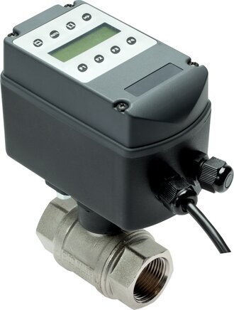 Exemplary representation: Ball valve with timer function, type KH TiME 10